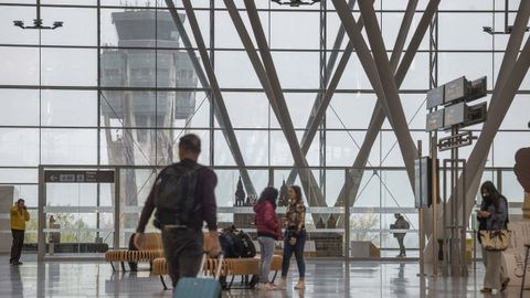 Imagen del aeropuerto de Lavacolla, en Santiago
