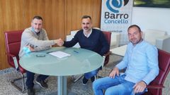 Firma del convenio de colaboraci�n entre el Concello de Barro y la asociaci�n empresarial AsemBarro