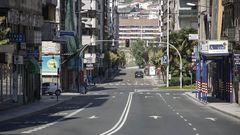Las calles est�n, en general, muy vac�as desde que se decret� el estado de alarma