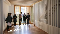 La rehabilitaci�n de uno de los inmuebles entregados ayer recibi� un premio de arquitectura
