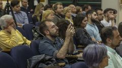 El pblico sigui con el mximo inters el debate electoral, que se prolong durante dos horas y media, y realiz preguntas a los candidatos