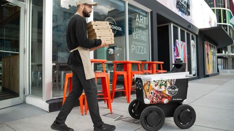 Robots repartidores de comida en Miami