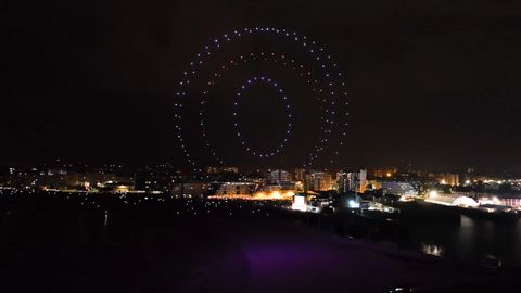 Segunda jornada del festival de drones de Gij�n 2023