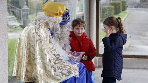 Los ms pequeos ya pudieron charlar con Melchor