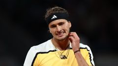 Alexander Zverev, durante un encuentro de Roland Garros