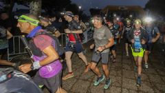 Una selecci�n de im�genes del trail nocturno <span lang= gl >Cova do Lobo</span>, de Zas