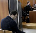 �scar Caruncho, en la sala de los juzgados de lo Penal.