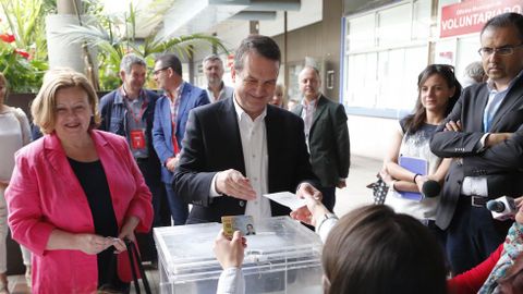 El alcalde de Vigo, Abel Caballero (PSOE) ante las urnas