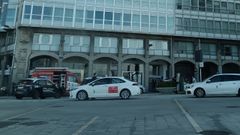 Bomberos y Policía, en Puerta Real