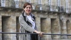 Marta Lois es la portavoz municipal de Compostela Aberta