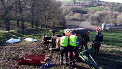Uno de los accidentes de tractor m�s graves, con dos muertos, ocurri� en diciembre en Lal�n