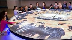 Un grupo de estudantes nunha visita ao Parlamento Europeo