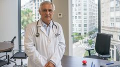 Enrique Rodr�guez, presidente de la Sociedad Gallega de Medicina del Trabajo. 