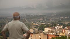 Vista general de Onda (Castell�n), uno de los municipios afectados por el incendio declarado el pasado s�bado en la Vall d'Uix�.