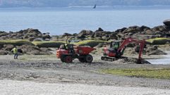 Arena para A Carabuxeira, en Sanxenxo