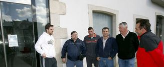 La plantilla de Aparcamientos A Mari�a tambi�n se concentr� en varias ocasiones. 