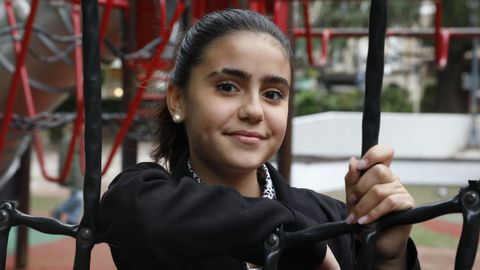 Carmen, en el parque de San Lzaro de Ourense