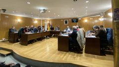 Imagen del pleno ordinario del Concello de Sarria de este jueves