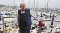 Juan Carlos I, en Sanxenxo en el 2016