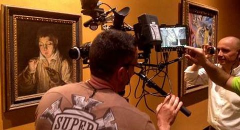 Rodaje de �El Greco, alma y luz universales�. 