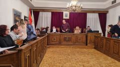 Foto de archivo de un pleno en O Barco.