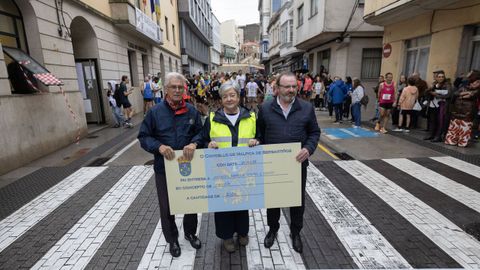 Una tarde entretenida. Hubo recorridos para la base y una ruta de 2 kilmetros. El puerto, el paseo de la playa y el Cabo de Santo Hadrin fueron los escenarios de la prueba. El alcalde, Eduardo Parga, y el edil, Miguel ngel Fernndez, participaron en la entrega de trofeos
