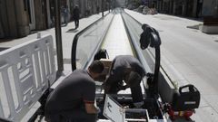 Las fuertes tormentas de los �ltimos d�as han inutilizado las rampas de la calle Concordia. Los siete tramos est�n parados y en proceso de reparaci�n. Seg�n ha informado el gobierno municipal podr�n volver a estar en funcionamiento este fin de semana.