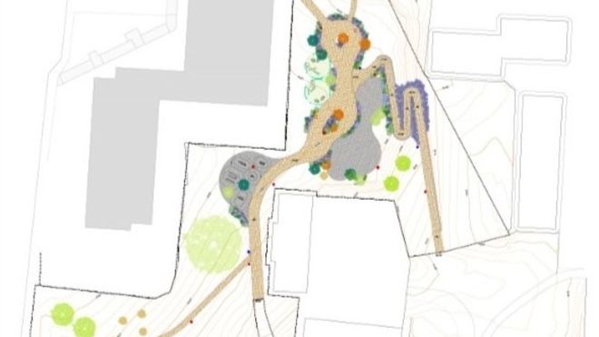 Plano del futuro parque en La Tejerona (Gij�n)