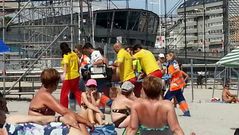 Traslado del accidentado