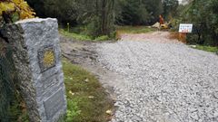 Obras en el entorno del Camino de Santiago, en una imagen de archivo.