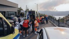 Una veintena de grandes dependientes fueron trasladados de la residencia de Chandrexa de Queixa