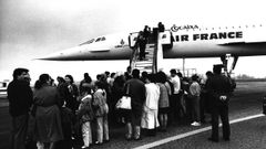 El Concorde, en Santiago, en 1988