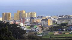Vista de la localidad de Foz