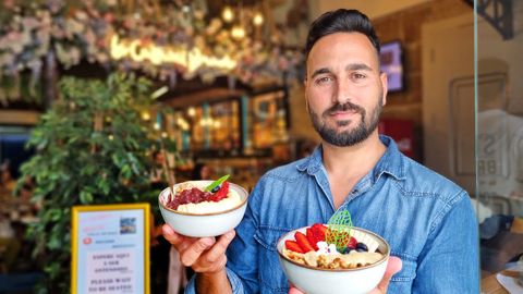 Bowl de aa en La Cultural Brunch de Vigo.