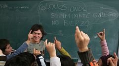 El gallego se imparte de forma reglada en los colegios e institutos del Bierzo desde el 2001. 