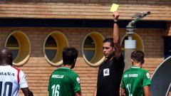 Salvador Lax en el Sanse-Racing Club Ferrol de la temporada 2019-2020.