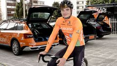 Carlos Canal con el maillot del Euskaltel Euskadi