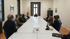 Reuni�n del presidente del Tribunal Superior de Xustiza de Galicia con los jueces de Pontevedra