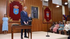 Rueda ya es presidente de la Xunta