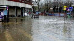 Inundaciones en Ao Nuevo en Balados y los ros Tea y Louro