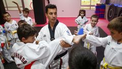 Dani Torrado, impartiendo una clase en las instalaciones del Malam�a.