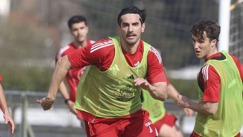 Chema en un entrenamiento.