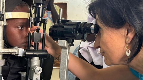 Ana González durante una de las revisiones de esta semana