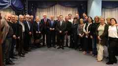 El presidente de la Diputacin de Lugo, Jos Tom, en el Centro Galicia de Buenos Aires