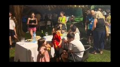 Fiesta posterior al torneo social de dobles.