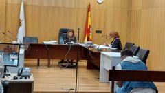 El acusado, durante el juicio por este asunto celebrado en Ourense