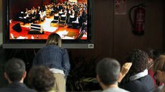 Imagen de la ltima junta de accionistas, ordinaria, en julio, previa a la trascendental del martes.