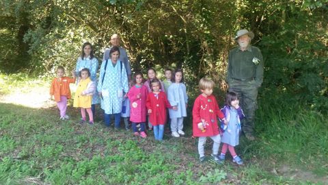 Salida al r�o de los ni�os del colegio rural agrupado de Vilaboa. 