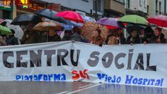 Los vecinos de El Cristo y Buenavista se manifiestan por la construcci�n del centro social