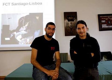 Leonel y Daniel volvieron ayer al IES San Clemente para relatar su experiencia en Lisboa.